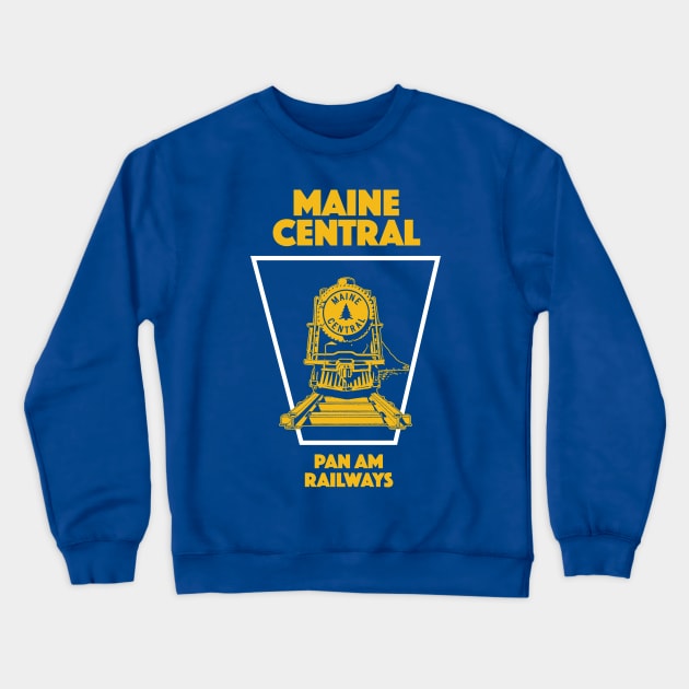 Maine Central - Train Emblem Crewneck Sweatshirt by TouristTrash